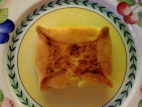 Una quesadilla que me trajo mi mamá del pueblo