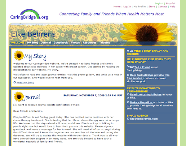Mutti's new site