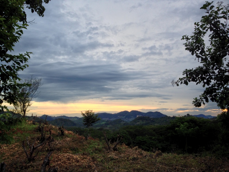 A sunset from San José de la Fuente, La Unión, El Salvador