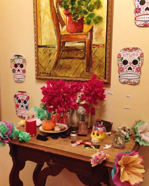Un altar de Día de los finados