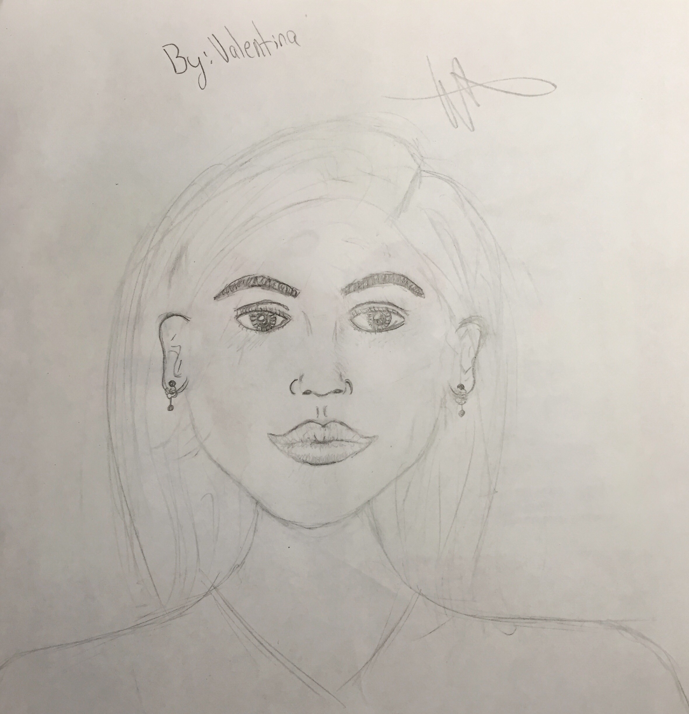 Dibujo hecho por Valentina