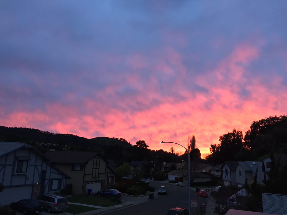 A sunset in Berkeley