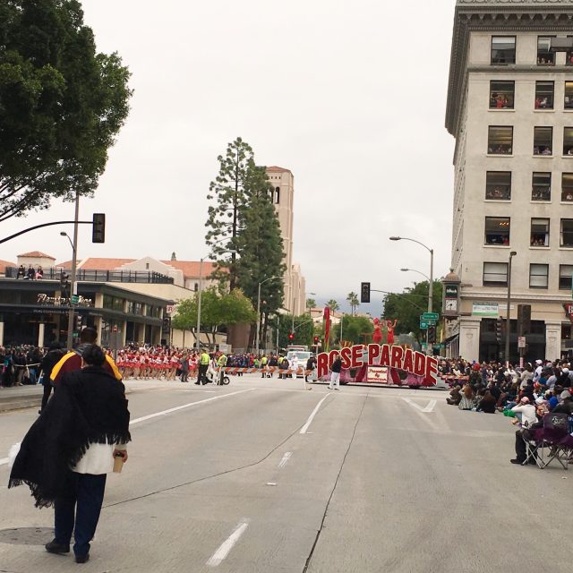 Start of the Pasadena Rose Parade