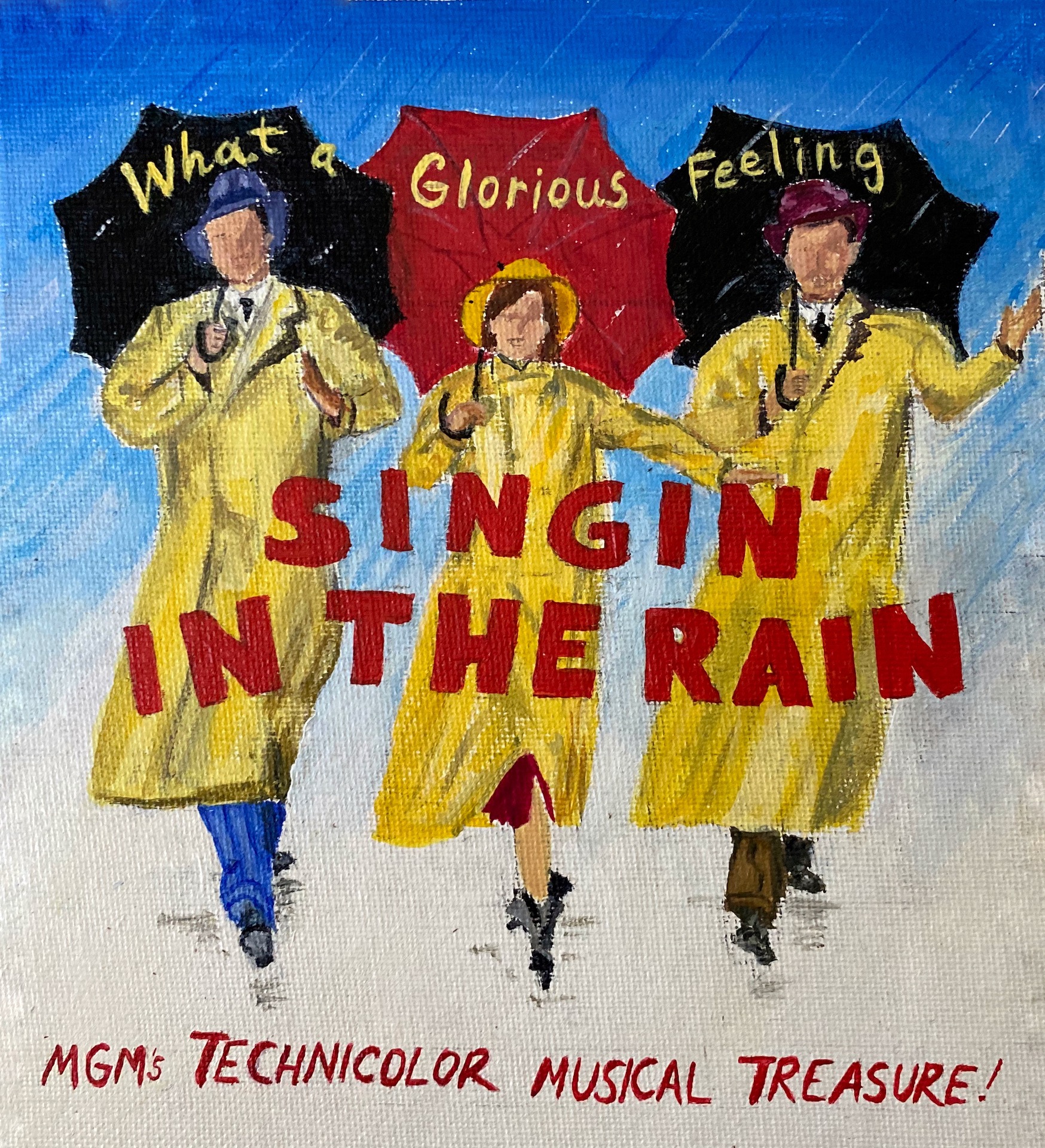 Singing in the Rain painting by Valentina
