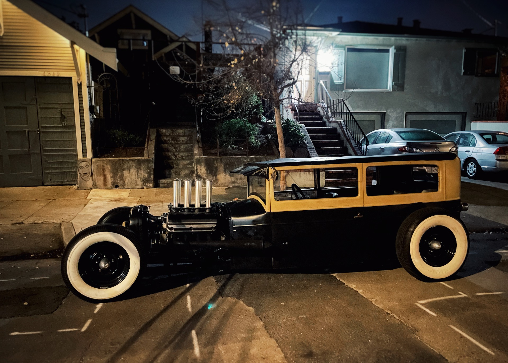A vintage car