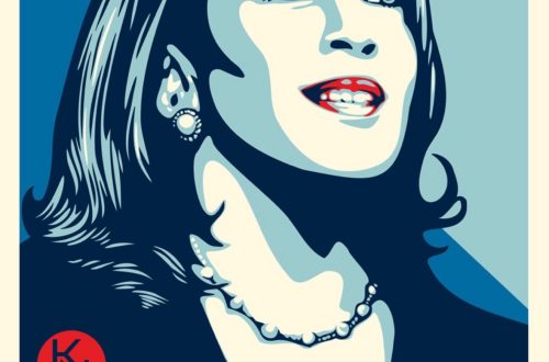 Poster of Kamala Harris by Shepard Fairey